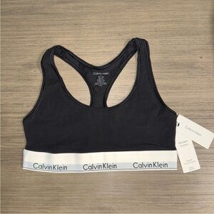 Calvin Klein Black and White Sports Bra
